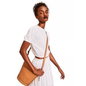 MICHAEL MICHAEL KORS Women's Cropped Eyelet Top